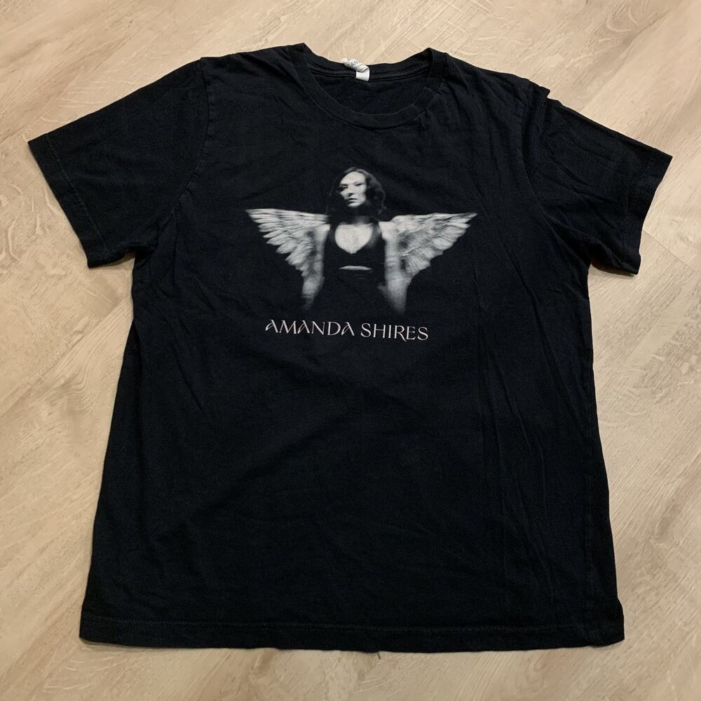 Amanda Shires Take It Like A Man Album T-Shirt Adult Large L Black Folk Country
